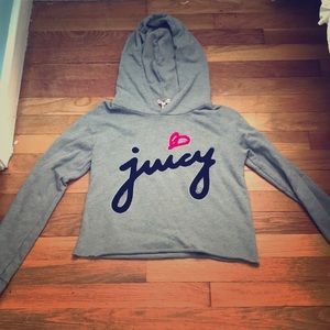 Juicy couture crop sweatshirt